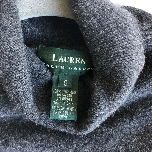 Ralph Lauren 100% cashmere turtleneck - Picture 2 of 3